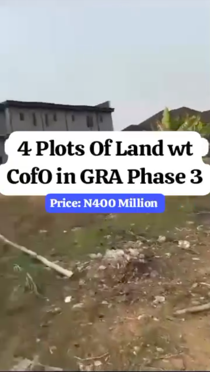 Fully Fenced and Gated 4 plots of land in PH for sale Fully Fenced and Gated 4 plots of land in PH for sale